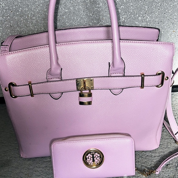 Purple Purse With Wallet - Picture 2 of 5